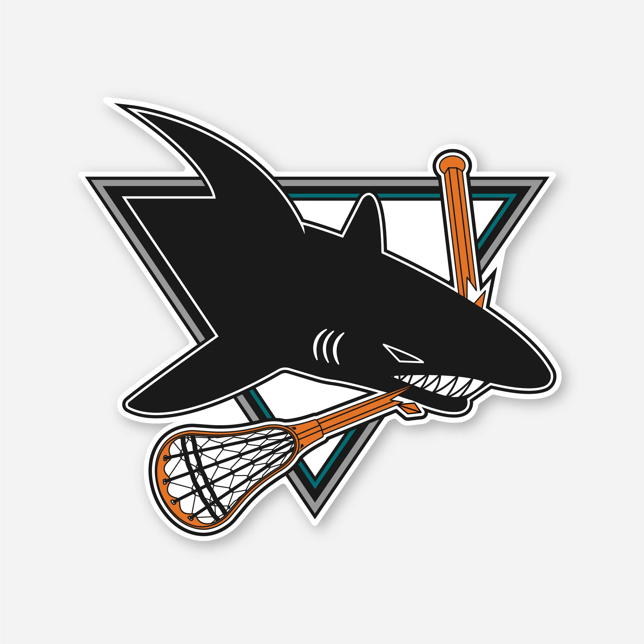 Shark Bite Sticker